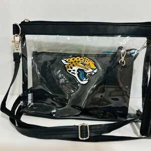 Custom Jacksonville Jaguars clear crossbody